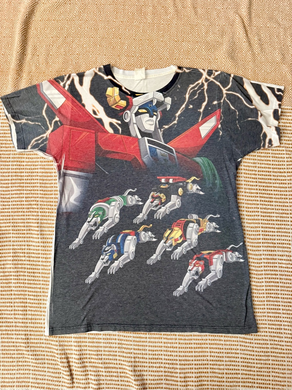 Trevco Voltron Boltron All Over Print Sublimation Graphic Tee
